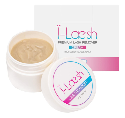 I-laesh Crema Removedor De Extensiones De Pestanas, 0.52 Onz