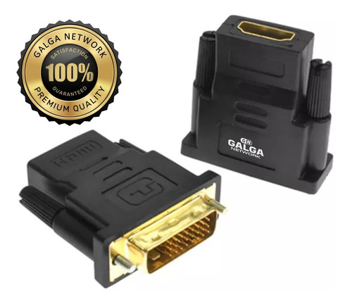 Adaptador Dvi 24 + 1 Macho A Hdmi Hembra Video Galga Network