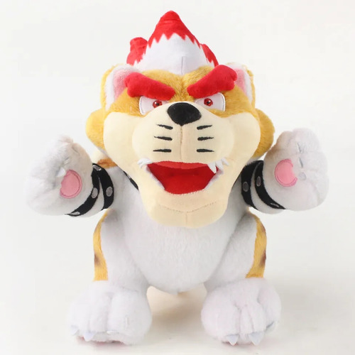 Muñeco Suave Bowser Cat Koopa. Meowser Cat 30 Cm Premium 