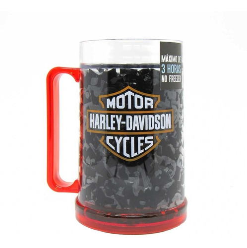 Caneco Chopp Congelável 400 Ml - Harley Davidson Original 