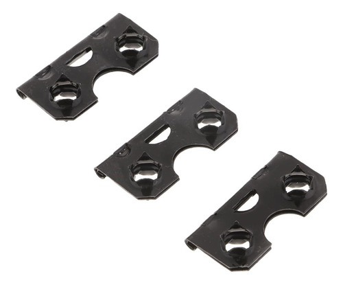 3 X 100pcs 28x15mm Com Orifícios Duplos De Metal