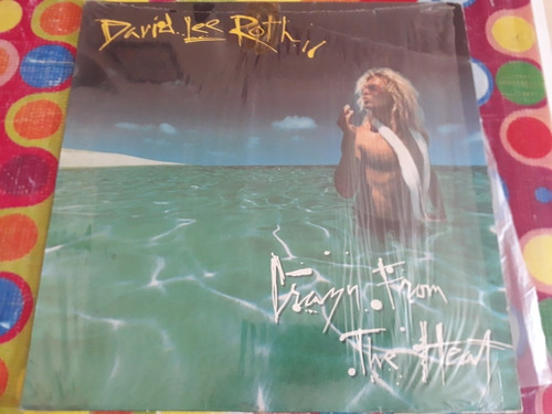 David Lee Roth Lp Crazy From The Heat Z