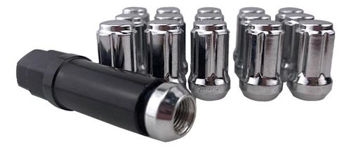 20 Piezas Tuercas De Rueda M12 Con Piezas De Plata M12x1.5