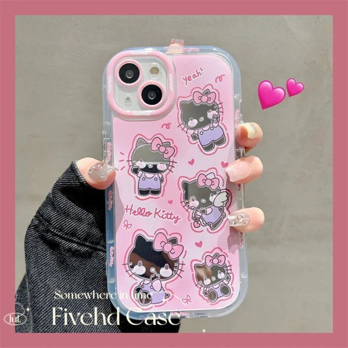 Carcasa De Lujo Con Forma De Espejo Rosa Con Forma De Kit Para iPhone 11, 16, 16e, 11