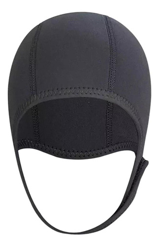 Gorro De Buceo De Neopreno De 3 Mm Grueso A Prueba De Viento