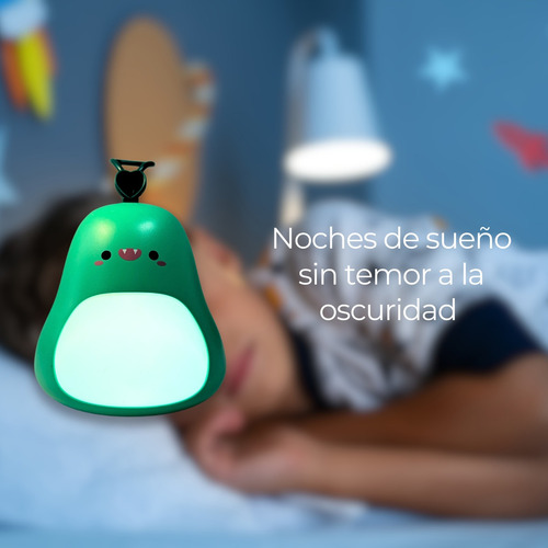 Luz Noche Dinosaurio Lámpara Led Multicolor Niños Usb Foco