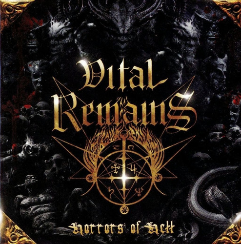 Vital Remains - Horrors Of Hell Cd D.i. Nuevo Sellado