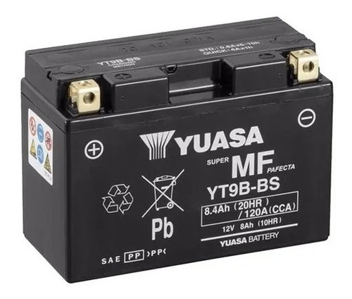 Bateria Yuasa Yt9b-bs (yt9b-4) Yamaha Raptor 700 Rpm925