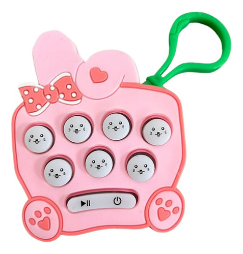 Pop It Electronico Juego De Memoria Llavero Fidget Toys Color Conejo/rosa
