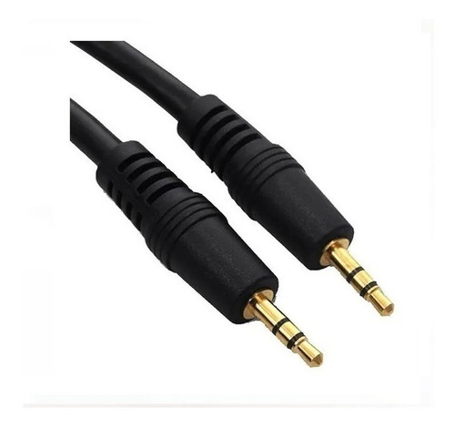 Cabo Auxiliar P2 Stereo X P2 Stereo - T Black - 1,2m