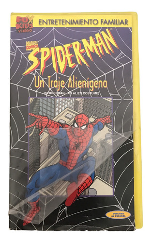 Vhs Original Spider-man La Serie Animada Un Traje Alienigena (Usado)