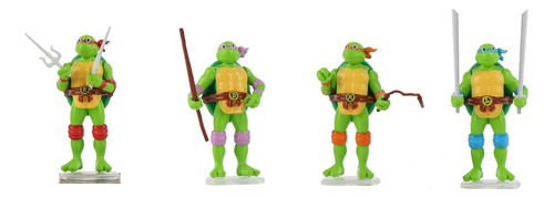 Super Impulse Worlds Tmnt Tortugas Ninja Mutantes Set De 4