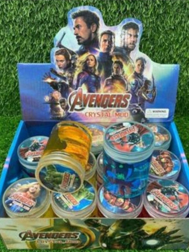 Imagen 2 de 6 de Slime De Lol Y Superheroes Caja De 12 Unidades Al Mayor