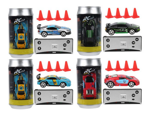 Coche De Carreras Mini 1:58 Coca Can Rc Radio Control Remoto