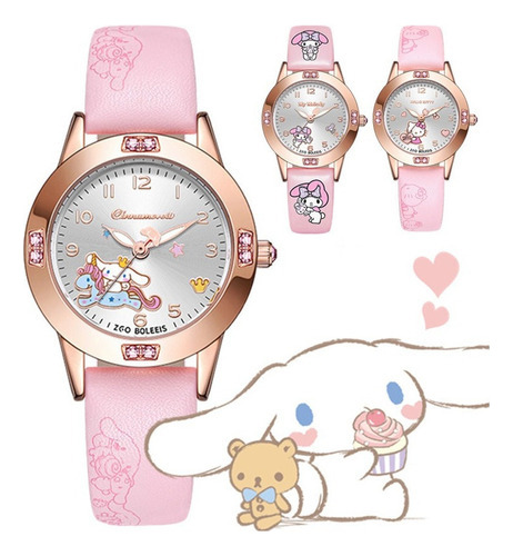 Reloj Sanrio My Melody Cinnamoroll Para Mujer