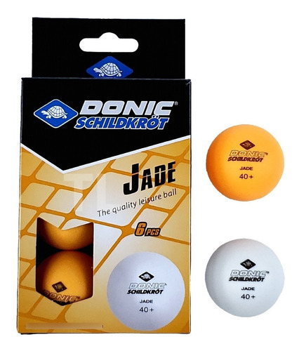 Pelotas Ping Pong Donic Schildkrot Jade Pack Blister X 6