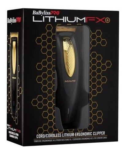 Maquininha De Cote Babyliss Fx Lithium Sem Fio Profissional 