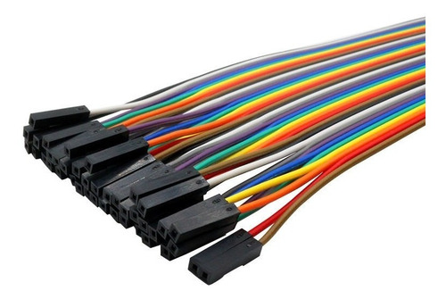 Cables Jumpers Dupont 120 Piezas (20 Cm) Proyectos Arduino