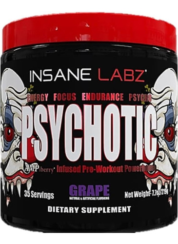  Insane Labz Psychotic 35 Servicios Sabor Uva