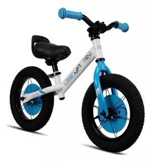 Bicicleta Infantil Aro 12 Pro X Balance Cor Branco/azul Tamanho Do Quadro Único