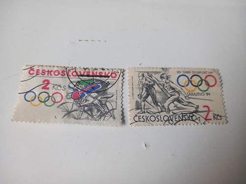 Selos Antigos Da Ceskoslivensko De Sarajevo De 1984 (Usado)
