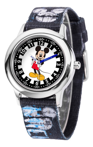 Reloj Disney Para Niños Wds001175 Mickey Mouse Correa De