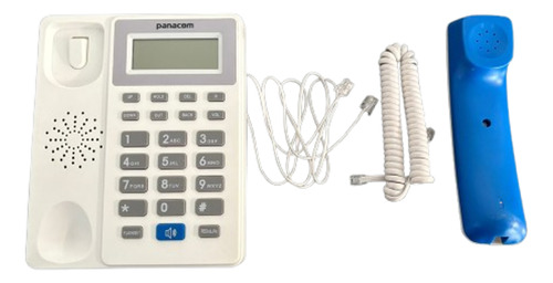 Teléfono Panacom Pa-7600 Fijo - Daños Estéticos Blanco (Usado)