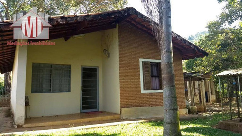 Linda Chácara Com 4 Dormitórios, Rica Em Água, Piscina, Área Gourmet, Pomar, Cascata, À Venda, 7000 M² Por R$ 680.000 - Zona Rural, Pinhalzinho - Sp - Ch0246