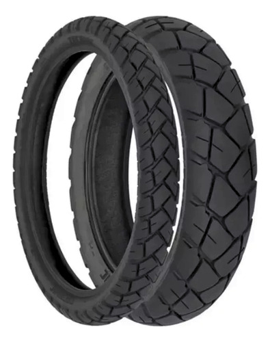 Par Pneu 120/80-18 + 90/90-21 T&c Plus Technic Xre300 Lander