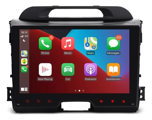 Android + Carplay Kia Sportage 2012-2016 Gps Wifi Radio Usb