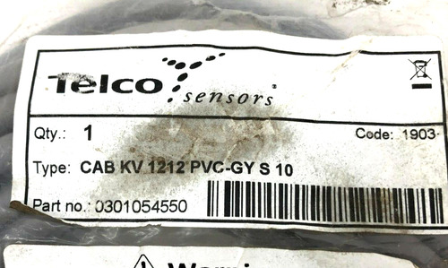 New Telco Cab Kv 1212 Pvc-gy S 10 Cable For Ssr02 Receiv Bbt