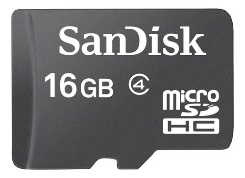 Cartão de memória SanDisk SDSDQ-016G-A46 com adaptador SD 16GB