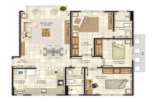 Imagem 25 de 30 de Apartamento No Bairro Centro - Ap0456
