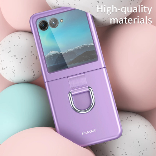 Funda De Teléfono Con Anillo Glaseado For Motorola Razr 40