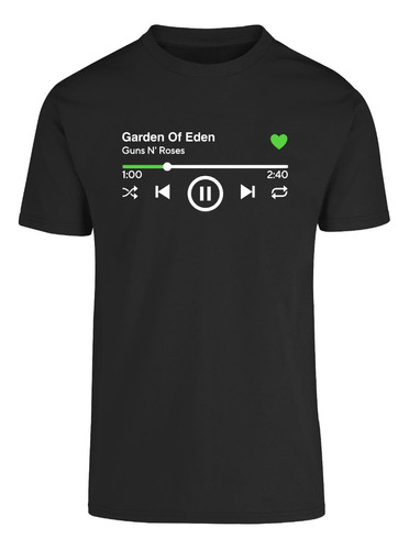 Playera Musical Guns N' Roses | Garden Of Eden