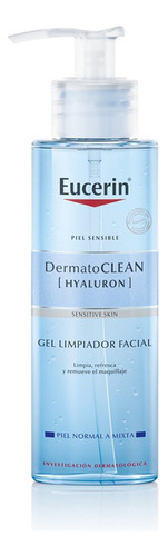 Eucerin Dermatoclean Hyaluron Gel Limpiador Facial 200ml