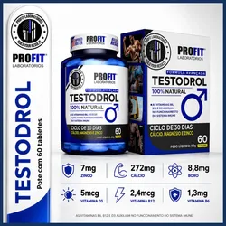 Suplemento Profit Pré Hormonal 60 Tabletes Natural / Sem Sabor - Foto oficial e menor preço