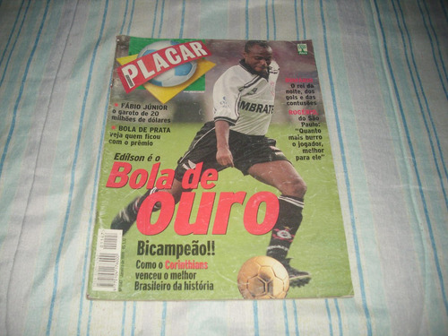 Revista Placar Nº 1147 - Janeiro 1999 - Edílson Bola De Ouro