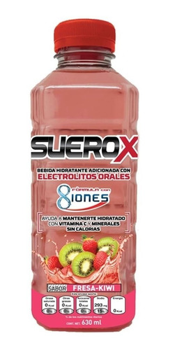 Suerox Bebida Hidratante Sabor Frutilla Kiwi 630ml