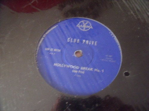 Lp Club Prive, Hollywood Break Sin Portada (Usado)