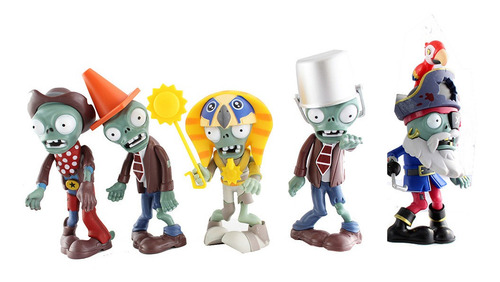 Set 10 Zombis Plantas Vs Zombies (Usado)