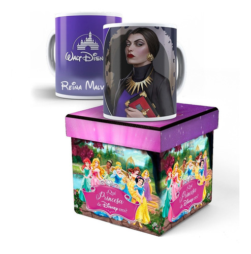 Tazas Disney, Reina Malvada Regalos De Mujer Cumpleaños Caja