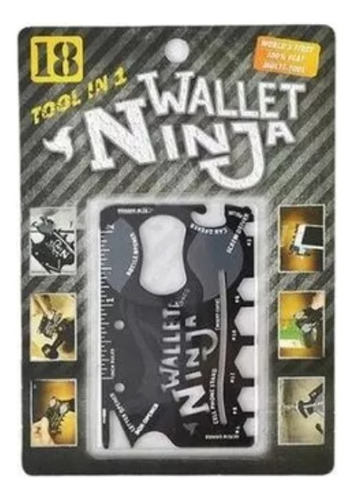  Herramienta Ninja Wallet Tarjeta Multiuso 18 En 1 Funciones