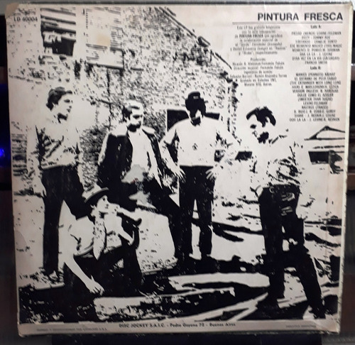 Pintura Fresca - Disco De Vinilo Beat Nacional 1969 (Usado)