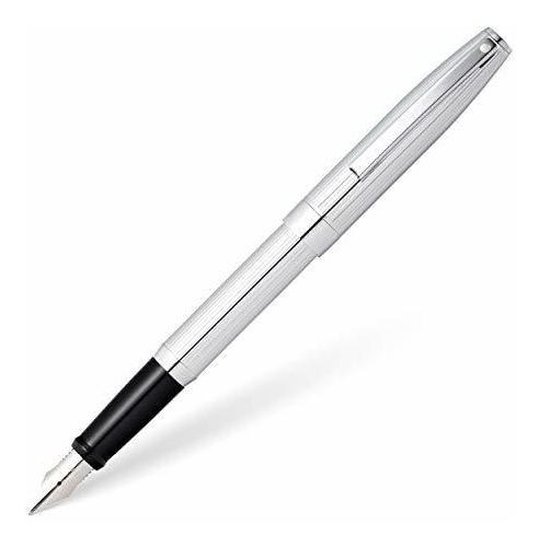 Pluma Estilografica Sheaffer Sagaris Gris Titanio Con Punta