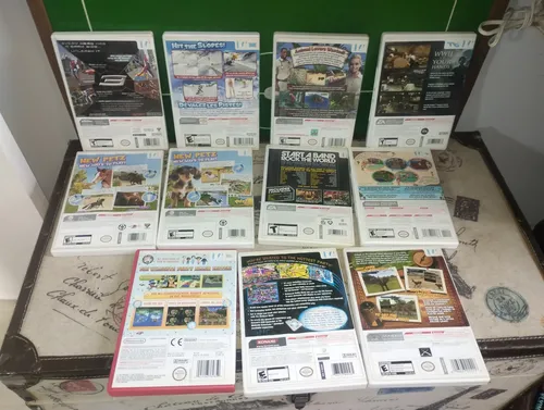 Lote 11 Jogos Originais Nintendo Wii Mário Spider Crossing