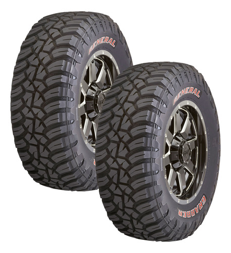 Paquete De 2 Llantas 33x12.5r15 General Grabber X3 Reforzada