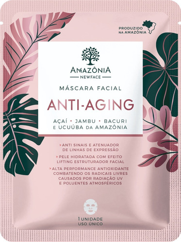 Máscara Facial Anti-aging Amazônia New Face