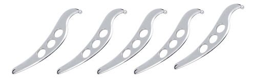 Masajeador De Placas Gua Sha Guasha De Acero Inoxidable, 5 U