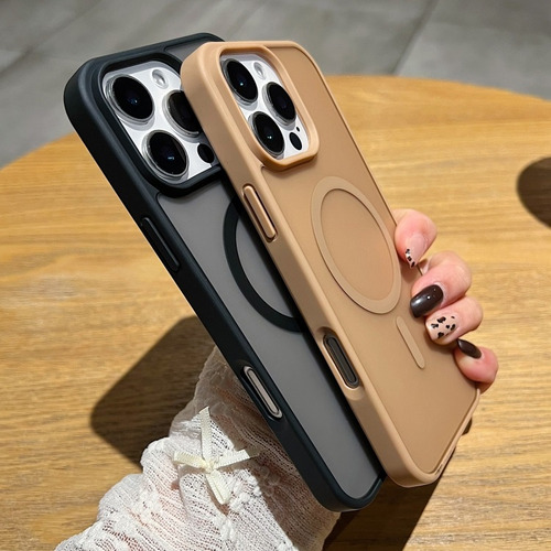 Capa Magnética Fosca Para iPhone 16/15/plus/pro/pro Max